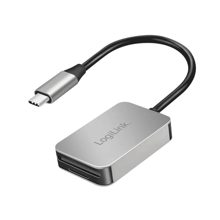 Dual-Kartenleser, USB-C 3.2 Gen1, SD- & microSD-Karten, Aluminium