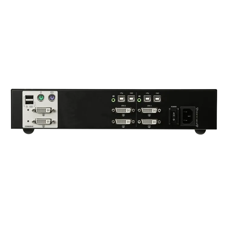 2-Port USB DVI Dual Display Secure KVM Switch