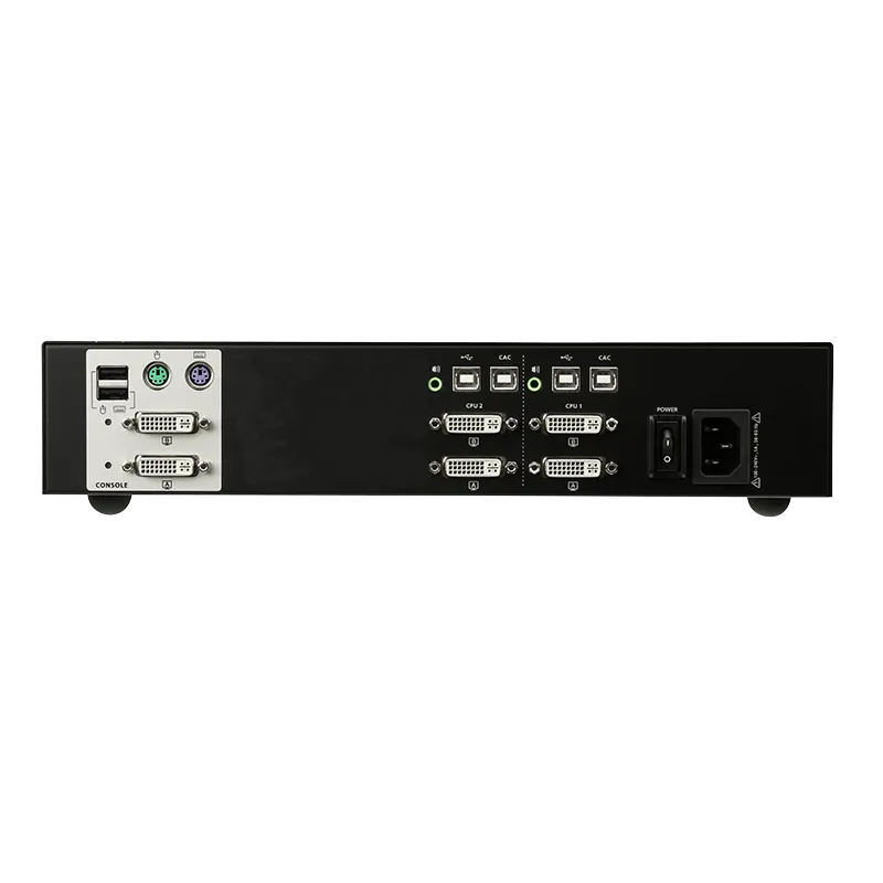 2-Port USB DVI Dual Display Secure KVM Switch