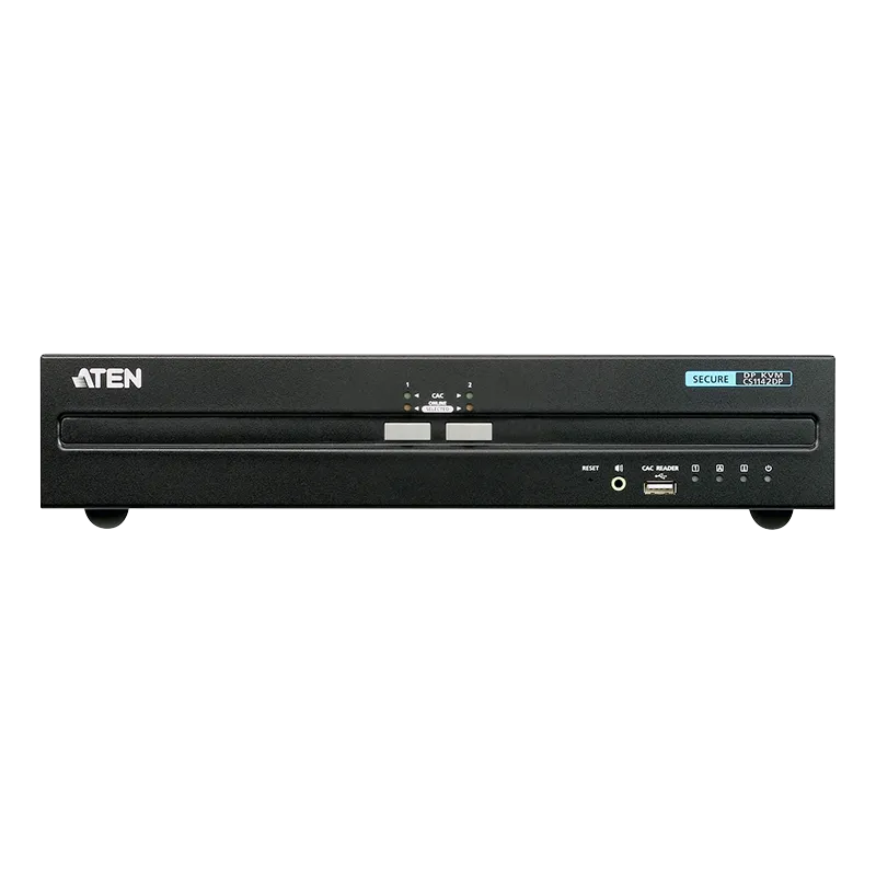 2-Port USB DisplayPort Dual Display Secure KVM Switch