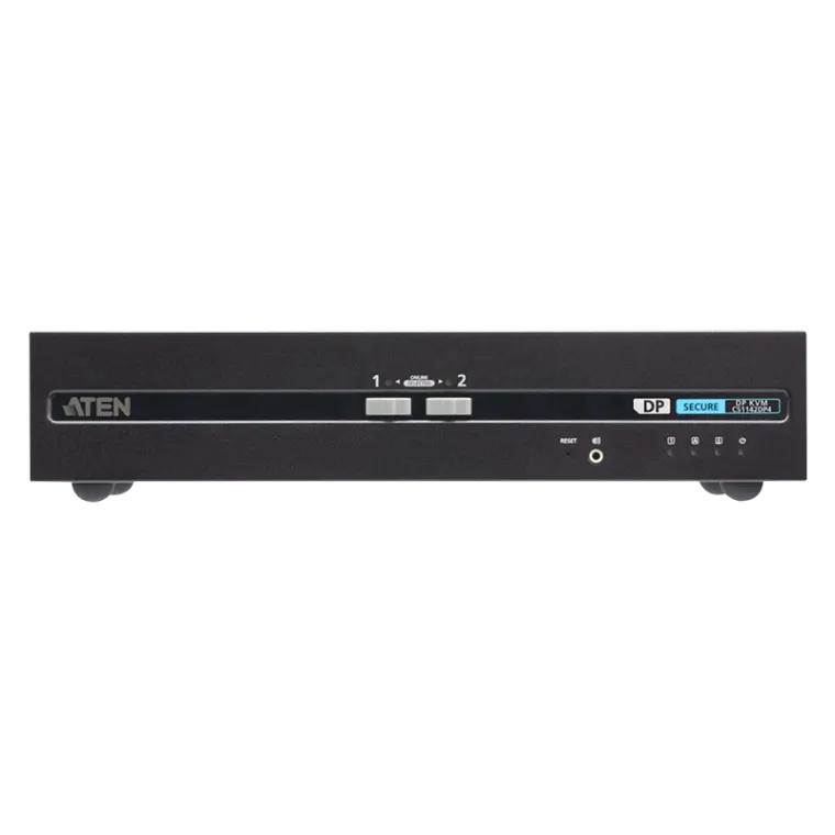 Sicherer KVM-Switch mit 2 USB-DisplayPort-Dual Display