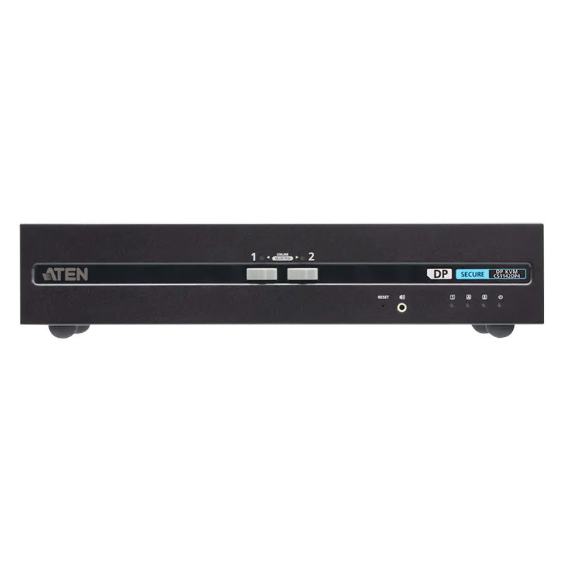 Sicherer KVM-Switch mit 2 USB-DisplayPort-Dual Display