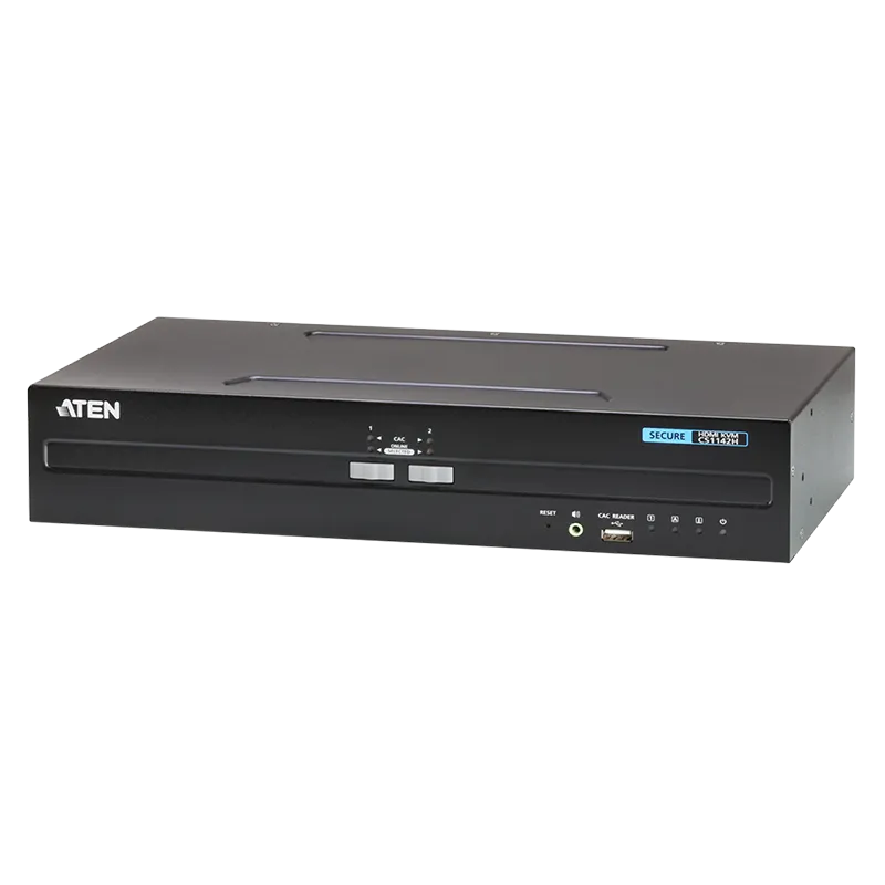 2-Port USB HDMI Dual Display Secure KVM Switch