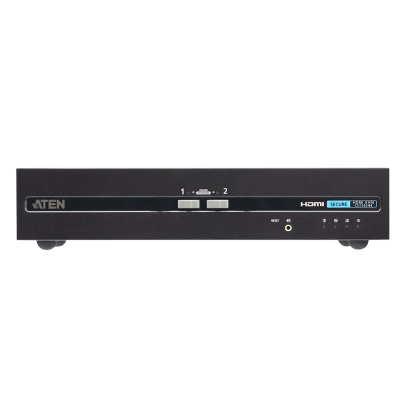 2-Port USB HDMI Dual Display Secure KVM-Switch (PSD PP v4.0-konform)
