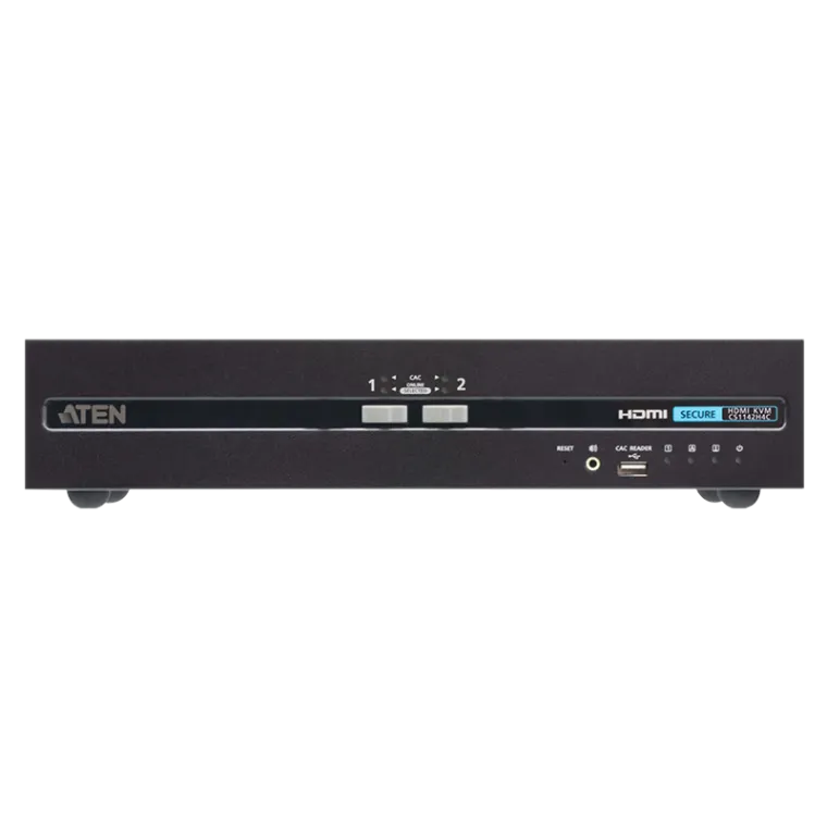 2-Port USB HDMI Dual Display Secure KVM-Switch (PSD PP v4.0-konform)