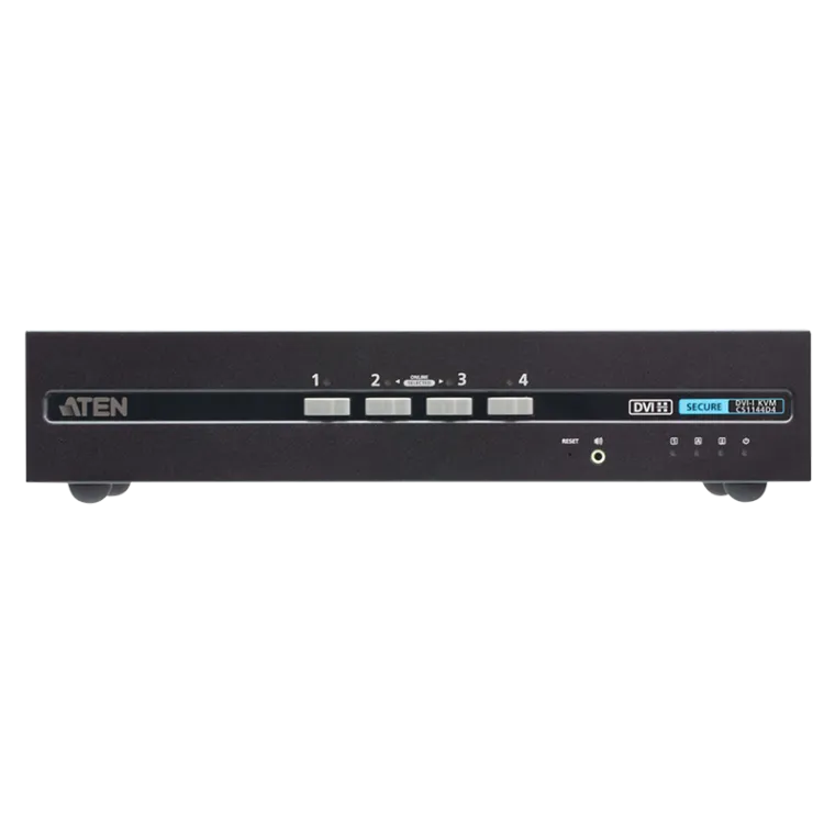 Sicherer KVM-Switch mit 4 USB-DVI-Dual Display (PSD PP v4.0-konform)