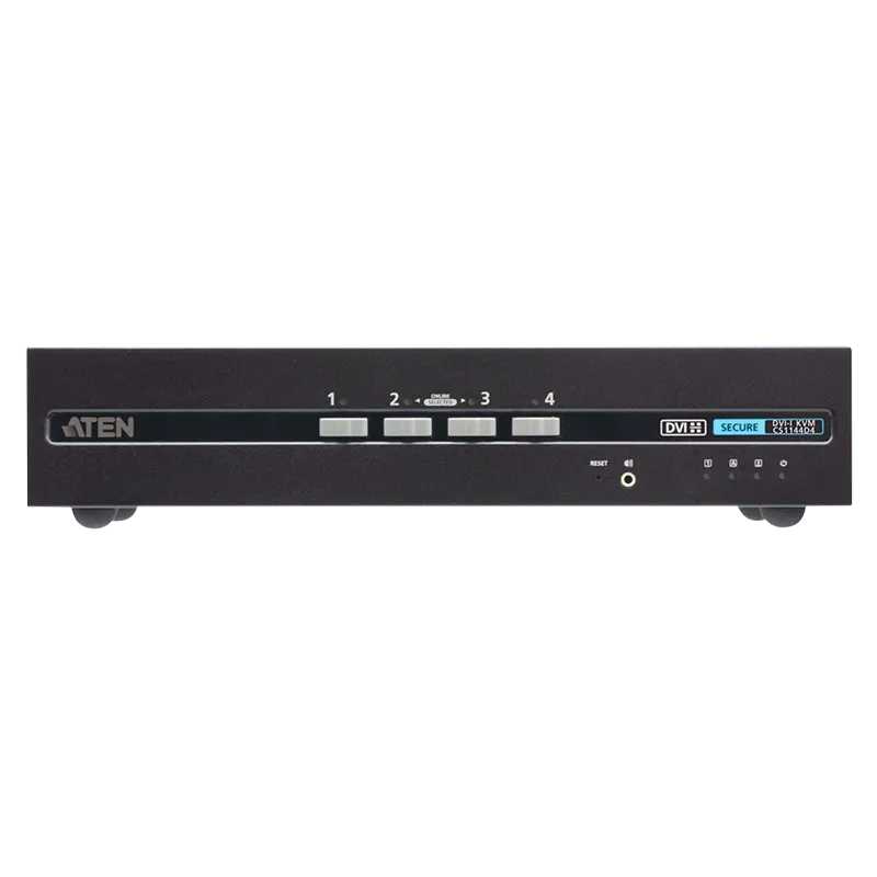 Sicherer KVM-Switch mit 4 USB-DVI-Dual Display (PSD PP v4.0-konform)