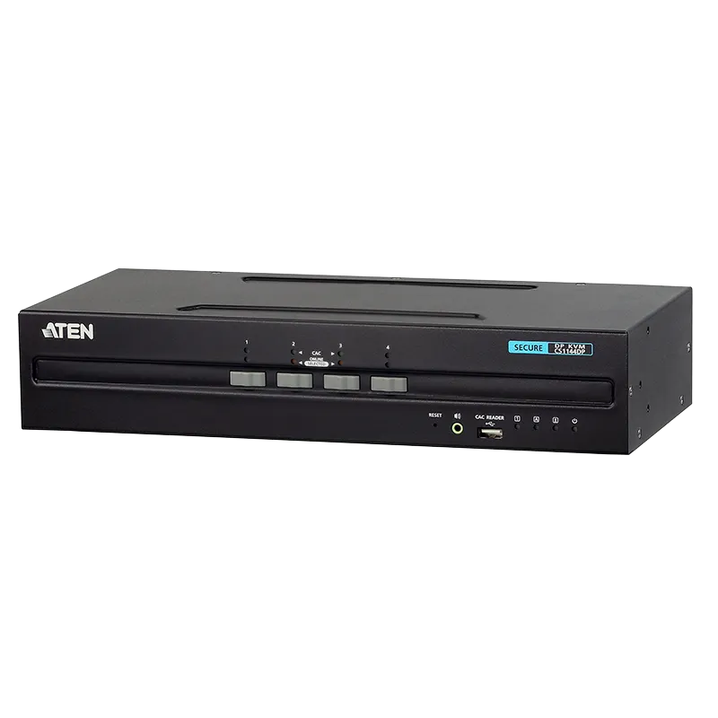 4-Port USB DisplayPort Dual Display Secure KVM Switch (PSS