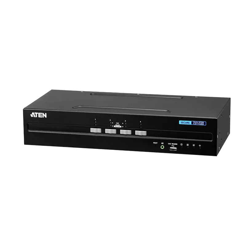 4-Port USB HDMI Dual Display Secure KVM Switch