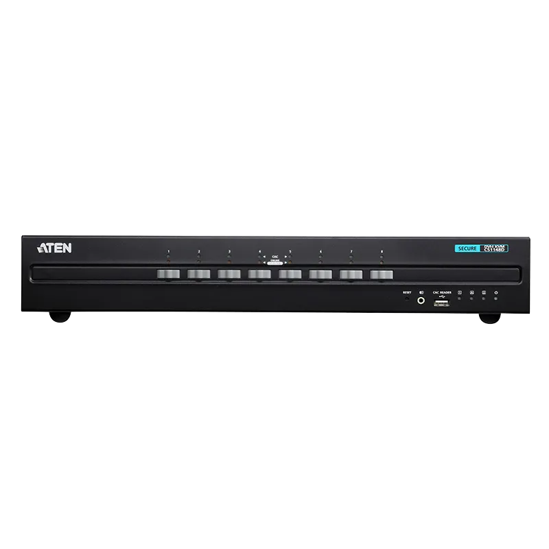 8-Port USB DVI Dual Display Secure KVM Switch