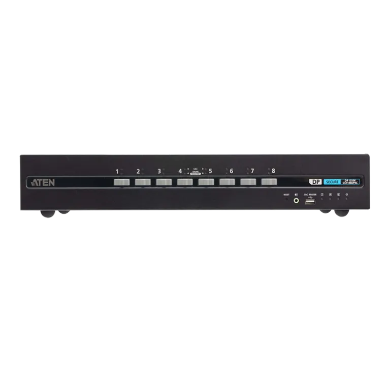 8-Port USB - 4K DisplayPort Dual Display Secure KVM-switch