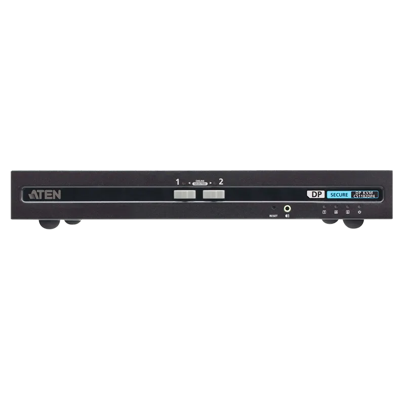 Sicherer KVM-Switch mit 4 USB-HDMI-Dual Display und CAC