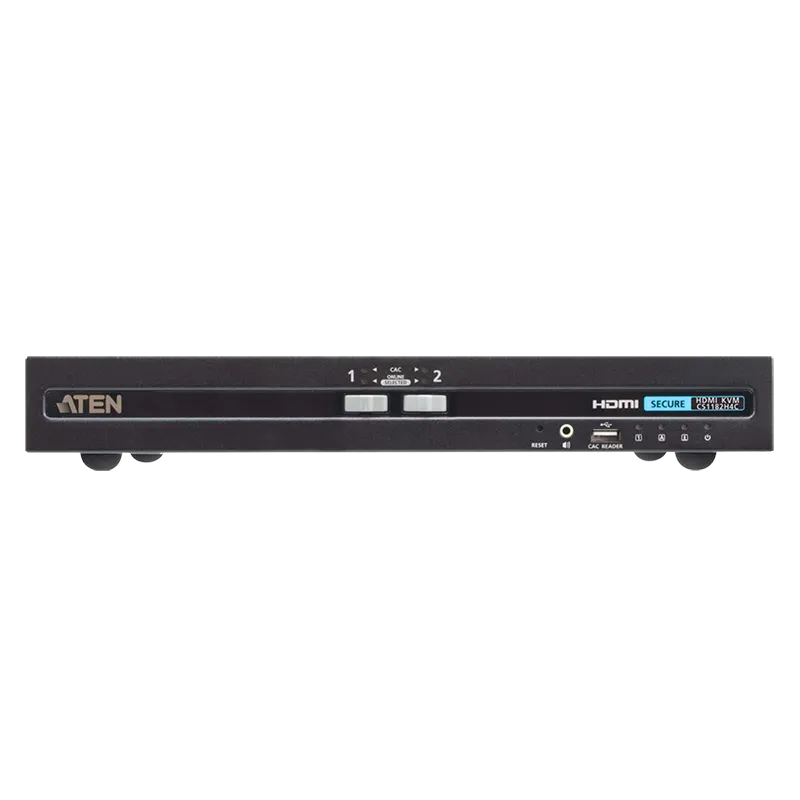 2-Port USB HDMI Secure KVM-Switch mit CAC (PSD PP v4.0-konform)