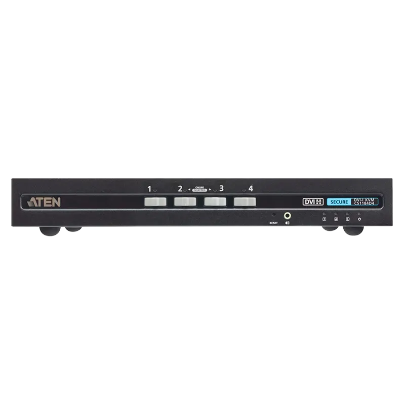 Sicherer KVM-Switch mit 4 USB-DVI (PSD PP v4.0-konform)