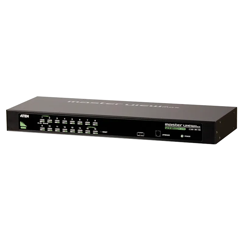 KVM Switch 16-Port, Schrankeinbau, USB - PS/2 VGA KVM
