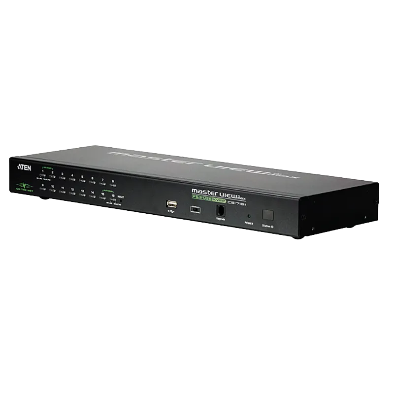 KVM Switch over IP 16-Port USB - PS/2 VGA mit USB Peripherie Port