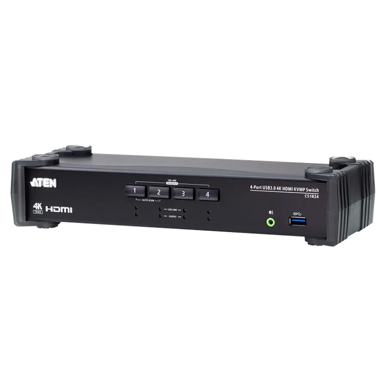 4-Port USB 3.0 4K HDMI KVMP Switch