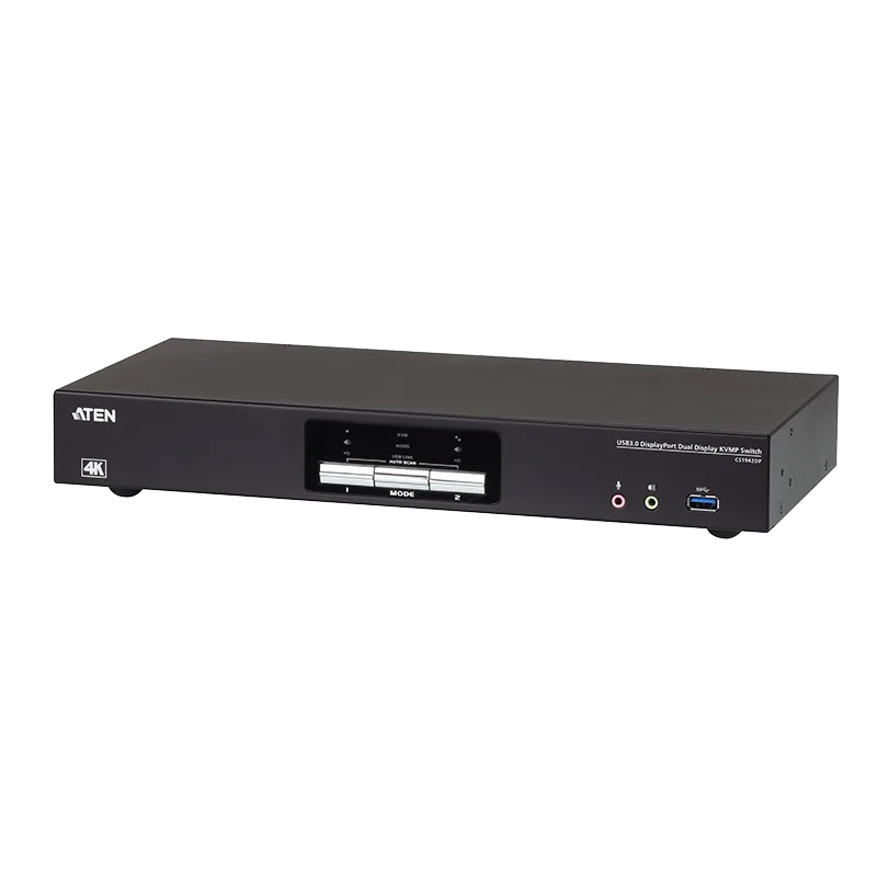 2-Port USB 3.0 4K DisplayPort Dual Display KVMP Switch