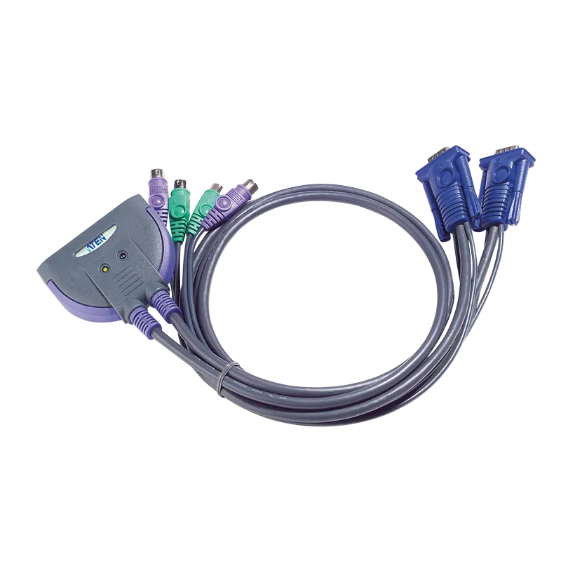 Kabel-KVM-Switch 2-Port PS/2 VGA KVM