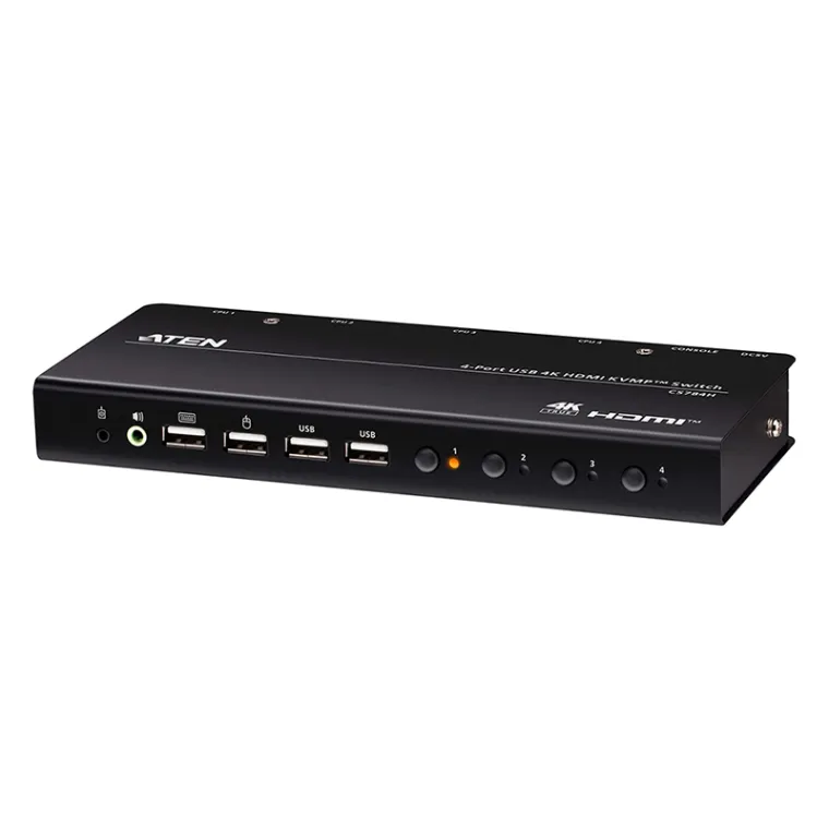 4-Port USB 4K HDMI KVMP Switch