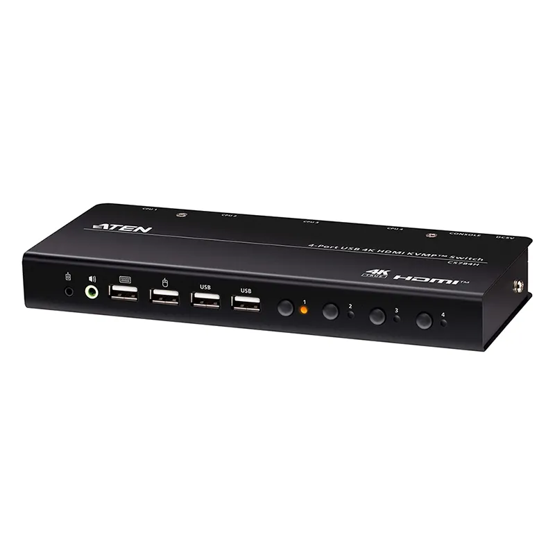 4-Port USB 4K HDMI KVMP Switch