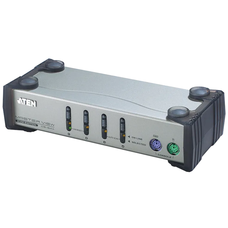 KVM Switch 4-Port USB - PS/2 VGA KVM