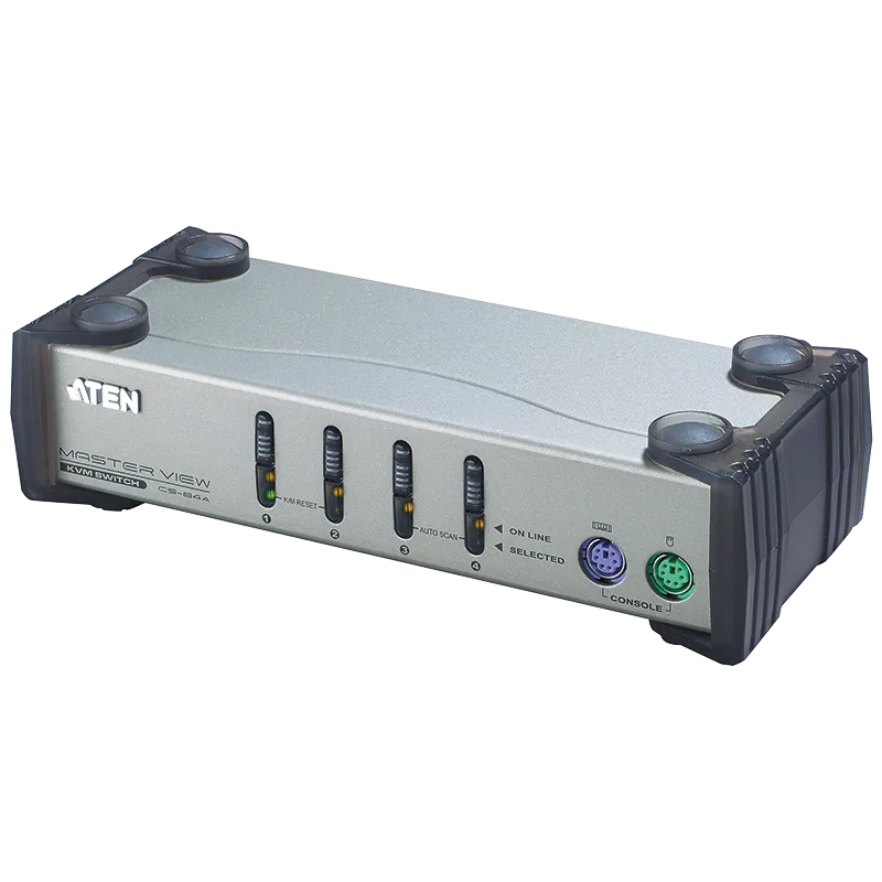 KVM Switch 4-Port USB - PS/2 VGA KVM