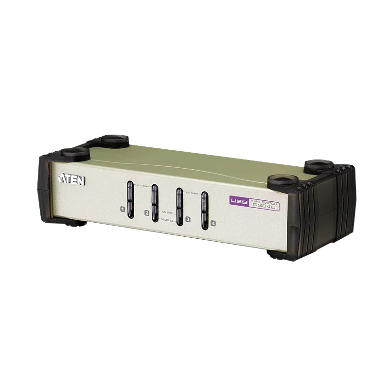 KVM Switch 4-Port USB - PS/2 VGA KVM