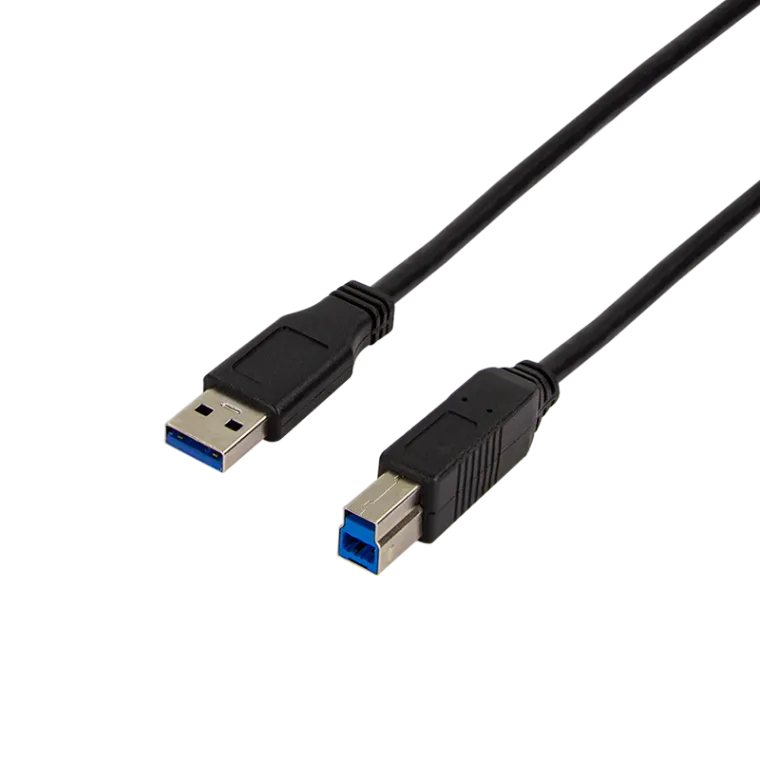 USB 3.0-Kabel, USB-A/M zu USB-B/M, schwarz, 3 m