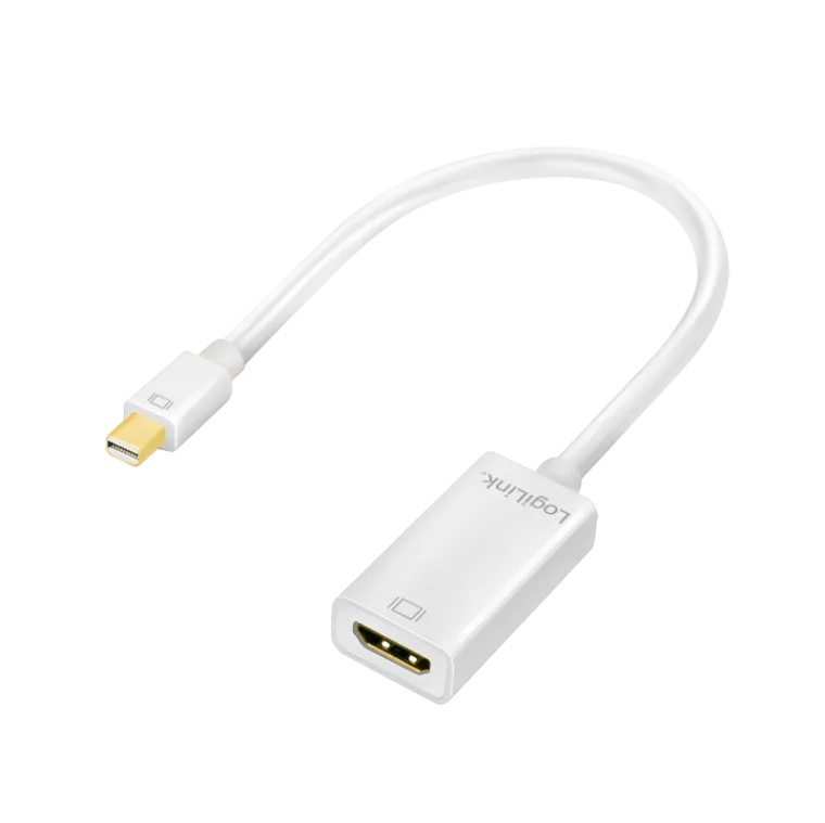 DisplayPort-Adapter, mDP/M zu HDMI-A/F, 1080p, weiß, 0,15 m
