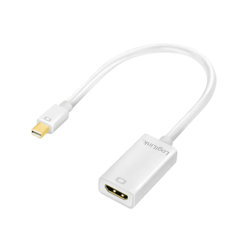 DisplayPort-Adapter, mDP/M zu HDMI-A/F, 1080p, weiß, 0,15 m