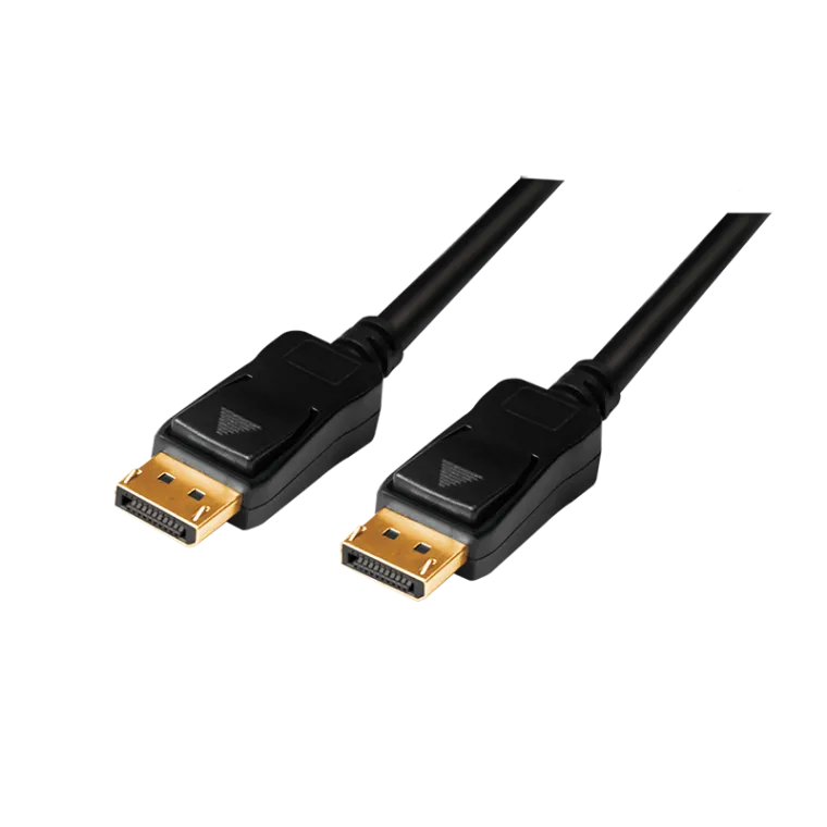 DisplayPort-Kabel, DP/M zu DP/M, 4K/60 Hz, Verstärker, schwarz, 15 m