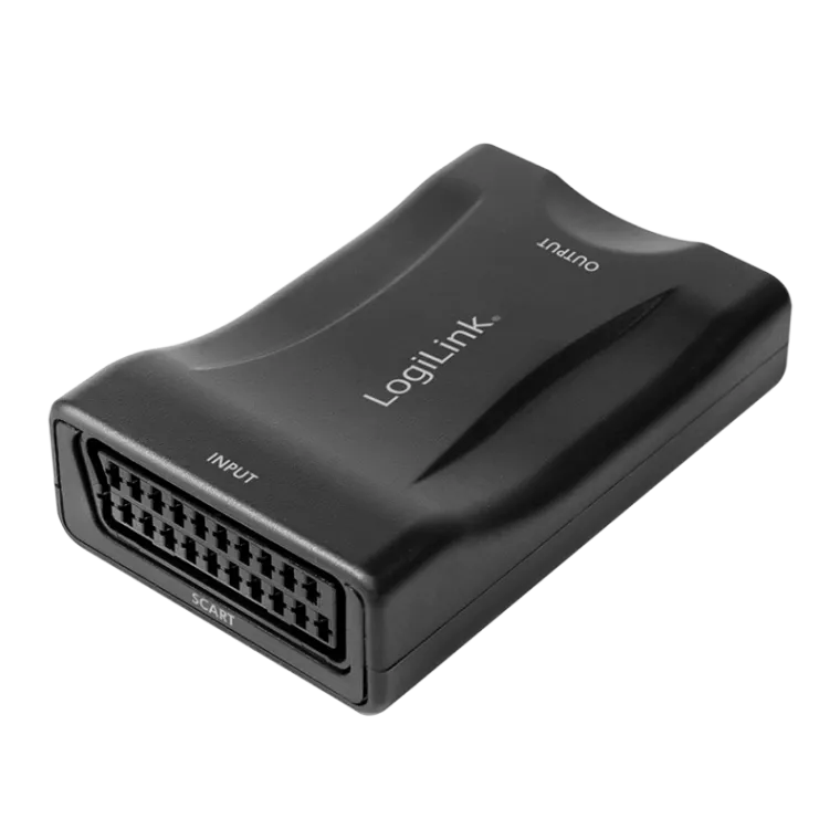 Video-Konverter, Scart/F zu HDMI-A/F, 1080p, schwarz