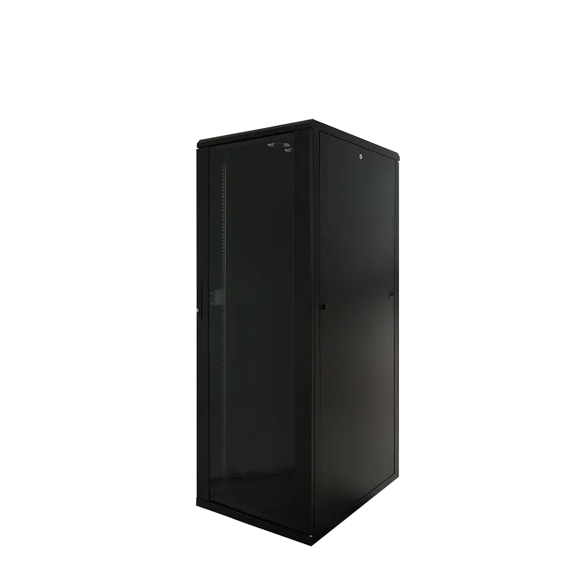 19" Netzwerk Standschrank, 16HE, 600 x 800 mm, Schwarz