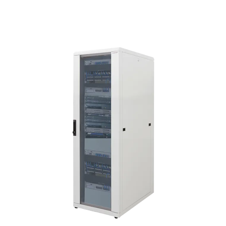 19" Netzwerk Standschrank, 16HE, 600 x 800 mm, Grau