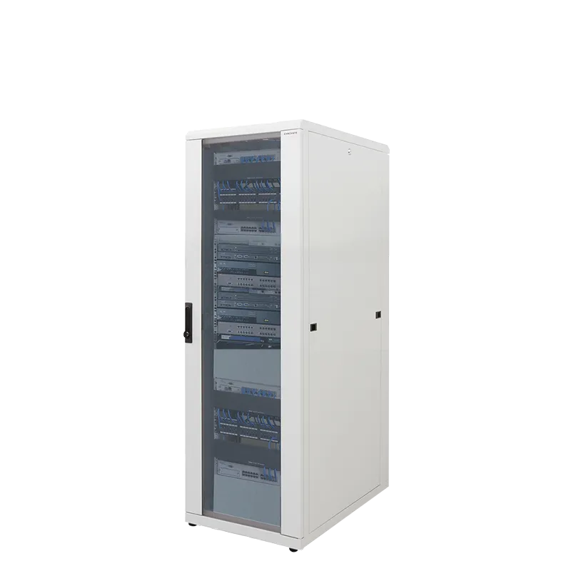 19" Netzwerk Standschrank, 16HE, 600 x 800 mm, Grau