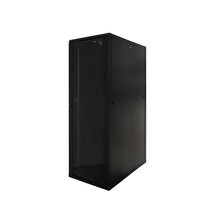19" Netzwerk Standschrank, 22HE, 600 x 1000 mm, Schwarz