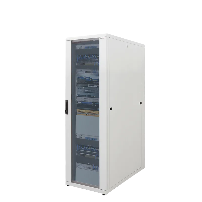 19" Netzwerk Standschrank, 22HE, 600 x 1000 mm, Grau