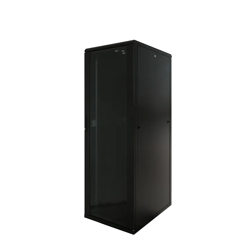 19" Netzwerk Standschrank, 22HE, 600 x 800 mm, Schwarz