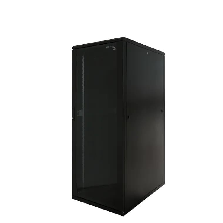 19" Netzwerk Standschrank, 22HE, 800 x 1000 mm, Schwarz
