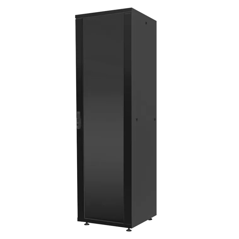 19" Netzwerk Eco Standschrank 26 HE, 600 x 800 mm, Schwarz