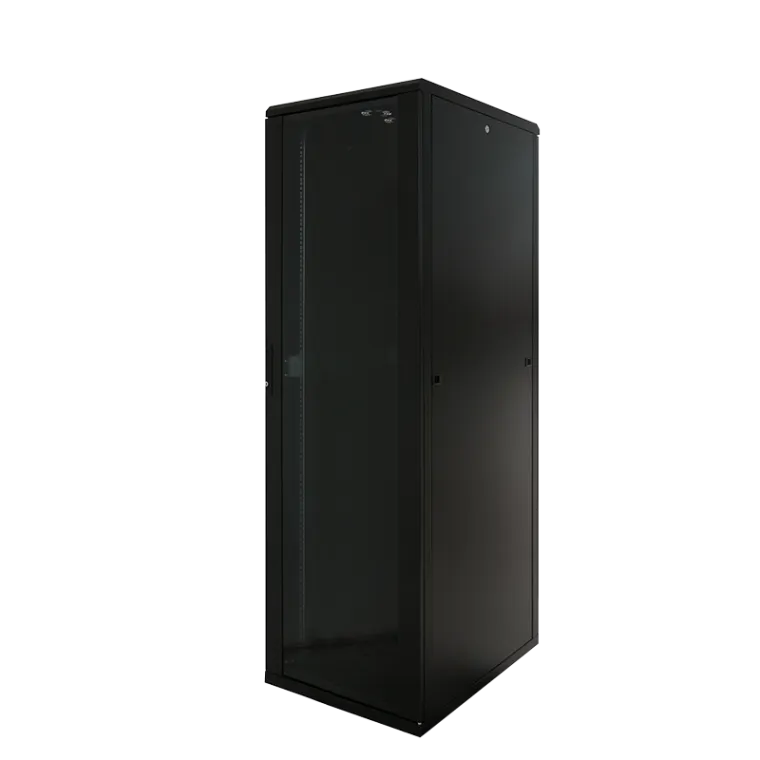 19" Netzwerk Standschrank, 32HE, 600 x 800 mm, Schwarz