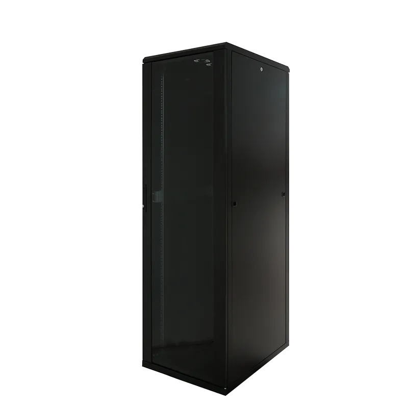 19" Netzwerk Standschrank, 32HE, 600 x 800 mm, Schwarz