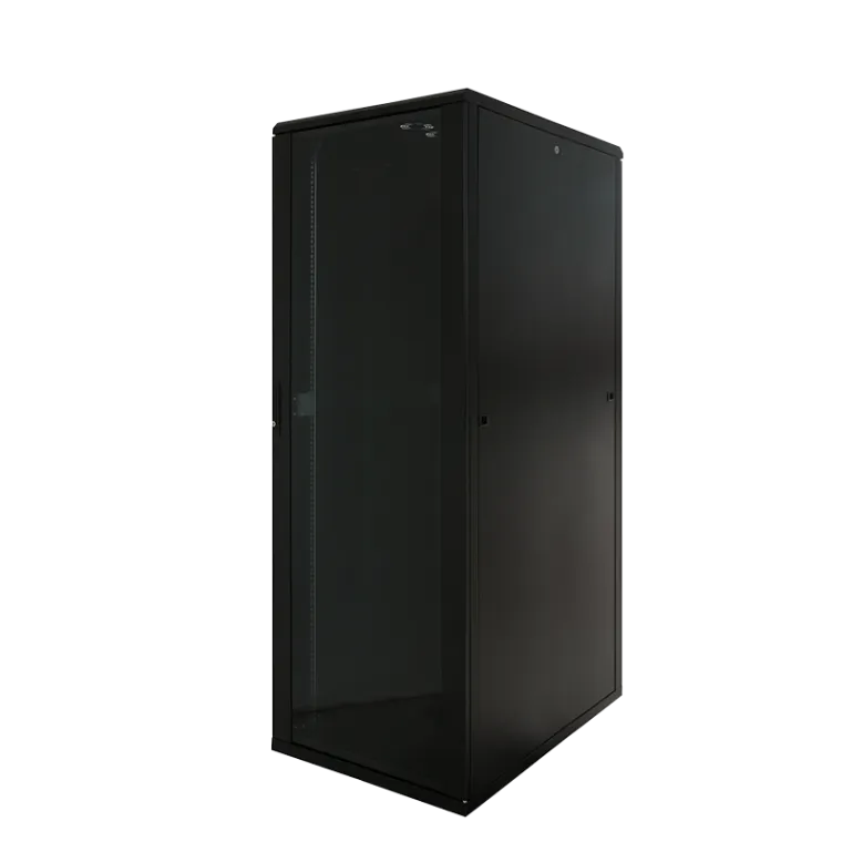 19" Netzwerk Standschrank, 32HE, 800 x 1000 mm, Schwarz