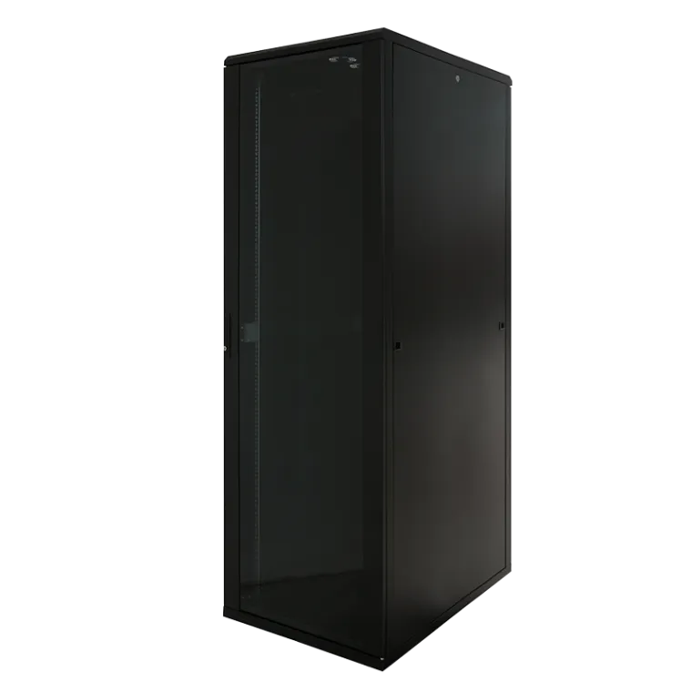 19" Netzwerk Standschrank, 42HE, 800 x 1000 mm, Schwarz