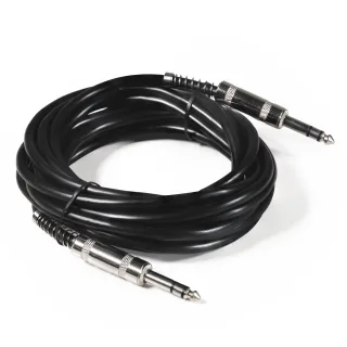 Klinke-Verbindungskabel HOLLYWOOD 5m, 6,3 mm Stecker-Stecker, stereo