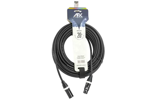 DMX Kabel "DMX-XLRF-XLRM-20" DMX Kabel Stecker/ Buchse, 20m