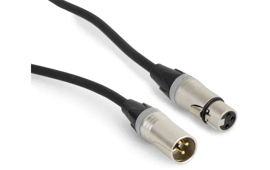 Hochwertiges Audiokabel BST "SOUND-XLRM-XLRF-20" 20m, XLR Stecker u. Buchse