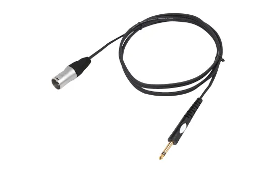 Hochwertiges Verbindungskabel BST "XLRM-JACKM-6" 6m,1x Klinke 1x XLR Stecker