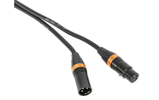 DMX Kabel "DMX-XLRF-XLRM-3" DMX Kabel Stecker/ Buchse, 3m